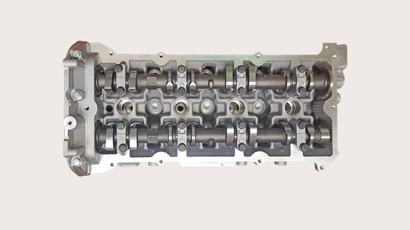Close up of a QR25 cylinder head