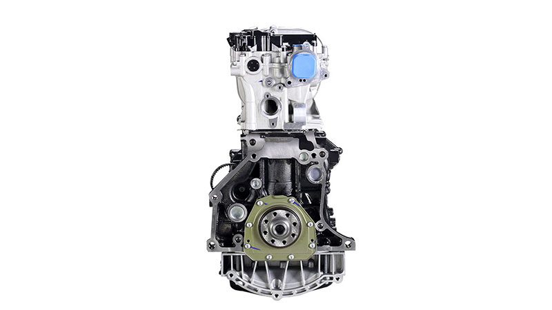 Alternate side view of EA888 engine.