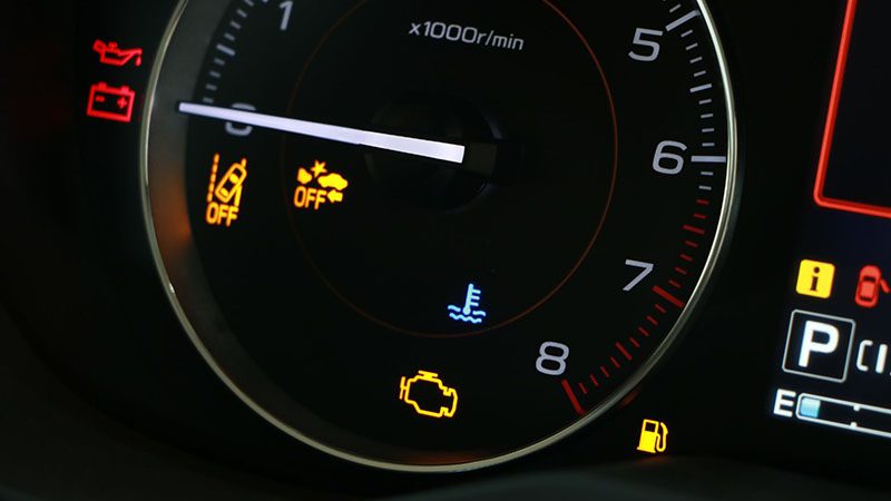 Engine surging or misfiring due to a bad air filter.