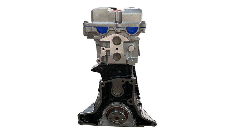 Another side view of a KA24 engine, showing its components and design for automotive performance.