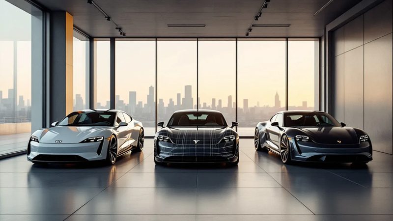 A selection of the most fuel-efficient luxury cars, featuring sleek designs and eco-friendly performance.