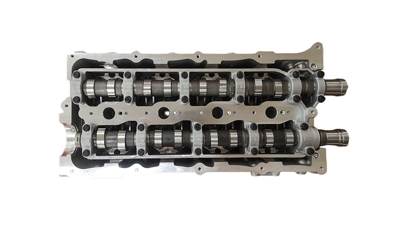 Close-up of a Hyundai/Kia D4CB cylinder head.