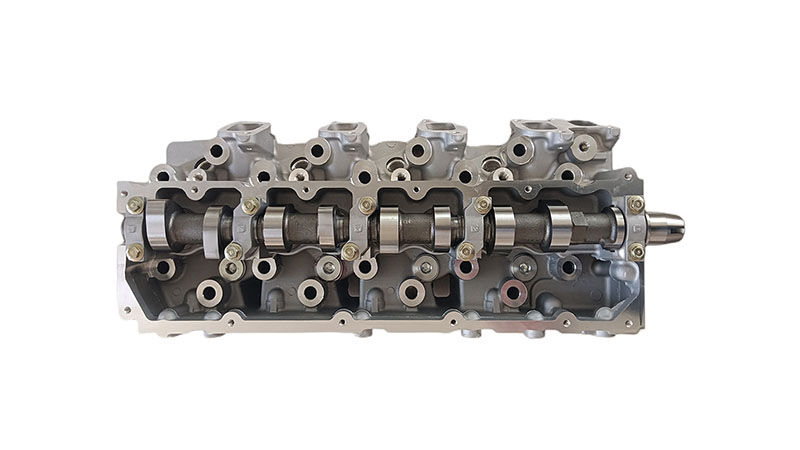 Close-up of a Toyota 1KZ cylinder head.