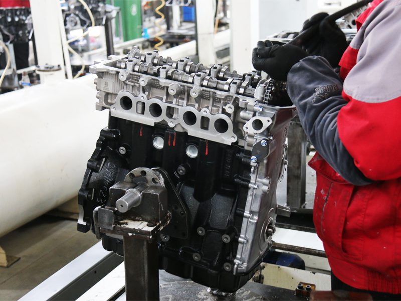 Auto engine production line, where technology and expertise come together to create top-tier automotive engines.