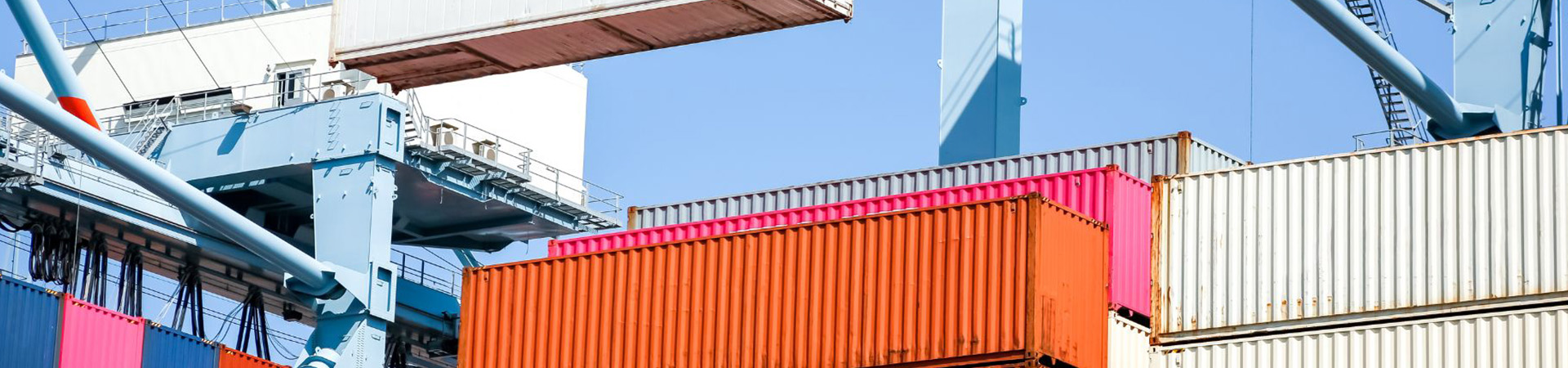 Shipping containers for global auto parts supply case studies.
