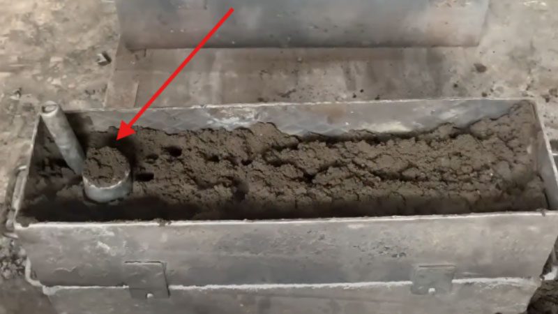 Angusssystem beim Kurbelwellenguss.