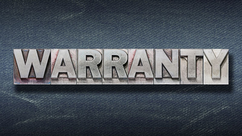 Warranty document concept representing engine supplier warranty terms.