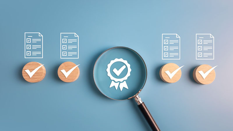 Quality assurance checklist evaluating engine supplier quality and reliability.
