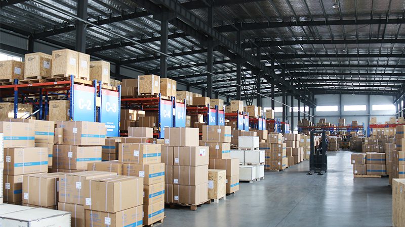 Engine parts packed in boxes in Nanjing Woda Auto Technology Co., Ltd.'s warehouse, ready for global shipment, showcasing efficient packaging and distribution.