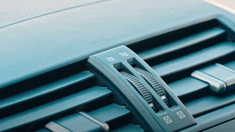 Strange smells from the vent due to a bad air filter.