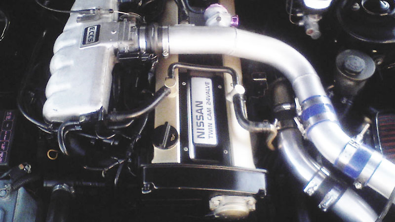 Nissan 240SX engine swap.
