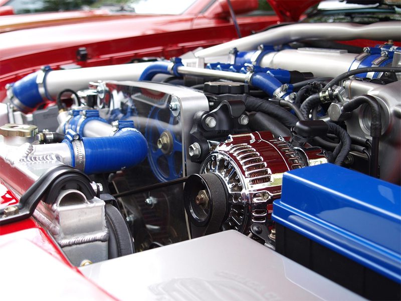 Chevy Performance Engine heavily modified LS.