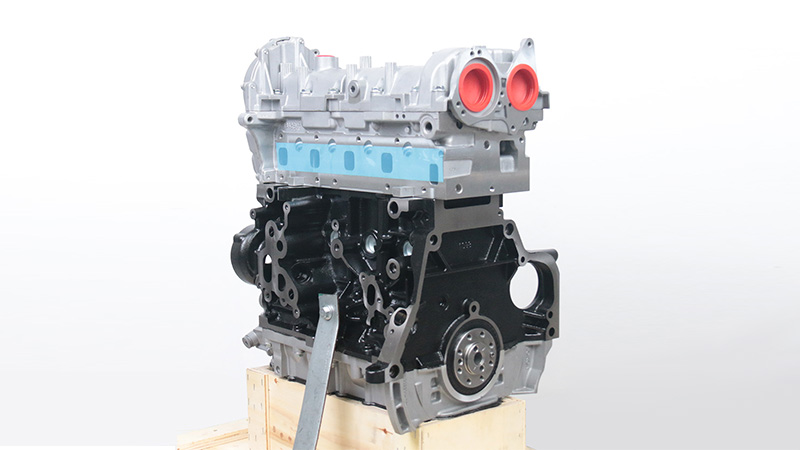 Close-up of a Fiat 1.3 long block engine.