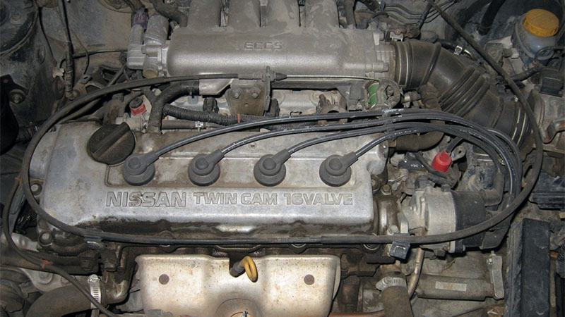 GA16DE engine used in older Nissan Sentra models.
