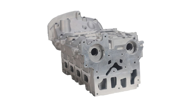 Side view of Renault K4M 1.6 16V cylinder head.
