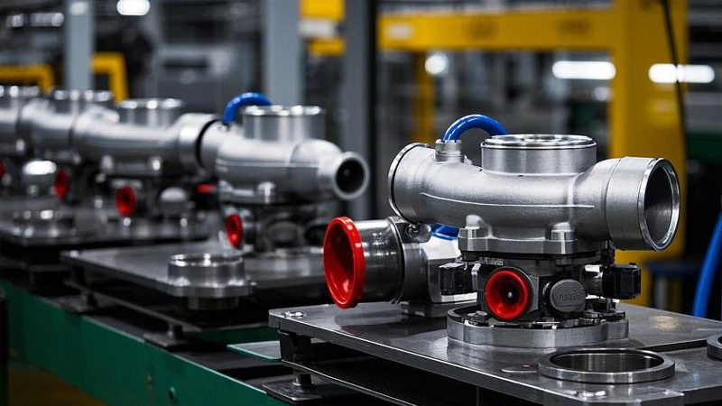 Linha de produção de turbocompressores na Nanjing Woda Auto Technology Co., Ltd.